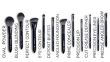 INFINITE BLACK MAKEUP BRUSH SET (11 PCS)