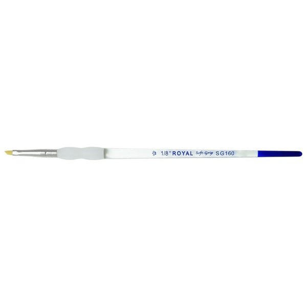 Royal Brush Soft Grip Angular Brush SG160 1-8