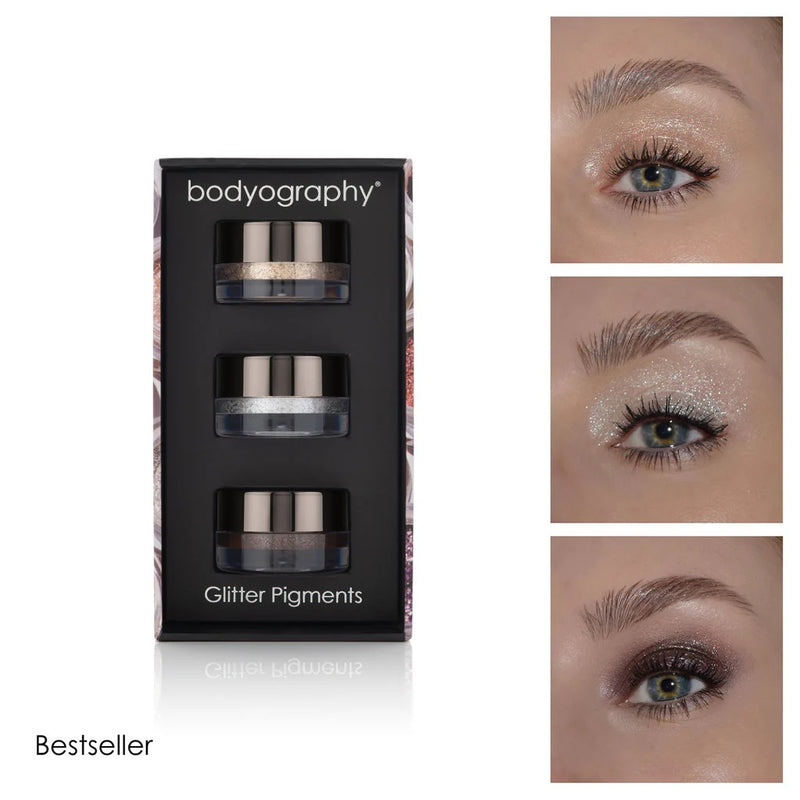 GLITTER PIGMENT TRIO SET: BEST SELLER COLLECTION