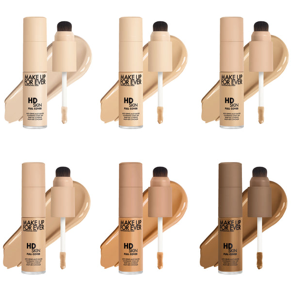 HD SKIN FULL COVER CONCEALER LIGHT-DARK SET x6