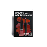 MAKE UP FOR EVER ROUGE ARTIST FOR EVER MATTE SAMPLE CARD