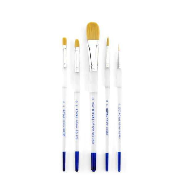 SOFT GRIP BRUSH SET