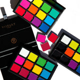 EYESHADOW PALETTE - 08 EDITORIAL BRIGHTS VISEPRO