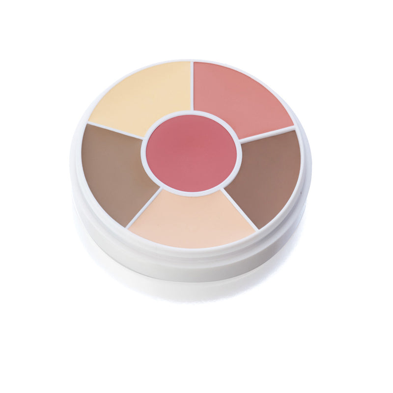 CREME CONTOUR WHEEL - X6 HIGHLIGHT CONTOUR & BLUSH