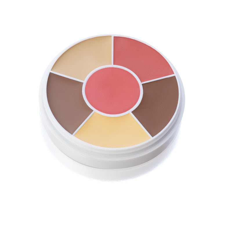 CREME CONTOUR WHEEL - X6 HIGHLIGHT CONTOUR & BLUSH