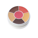 CREME CONTOUR WHEEL - X6 HIGHLIGHT CONTOUR & BLUSH