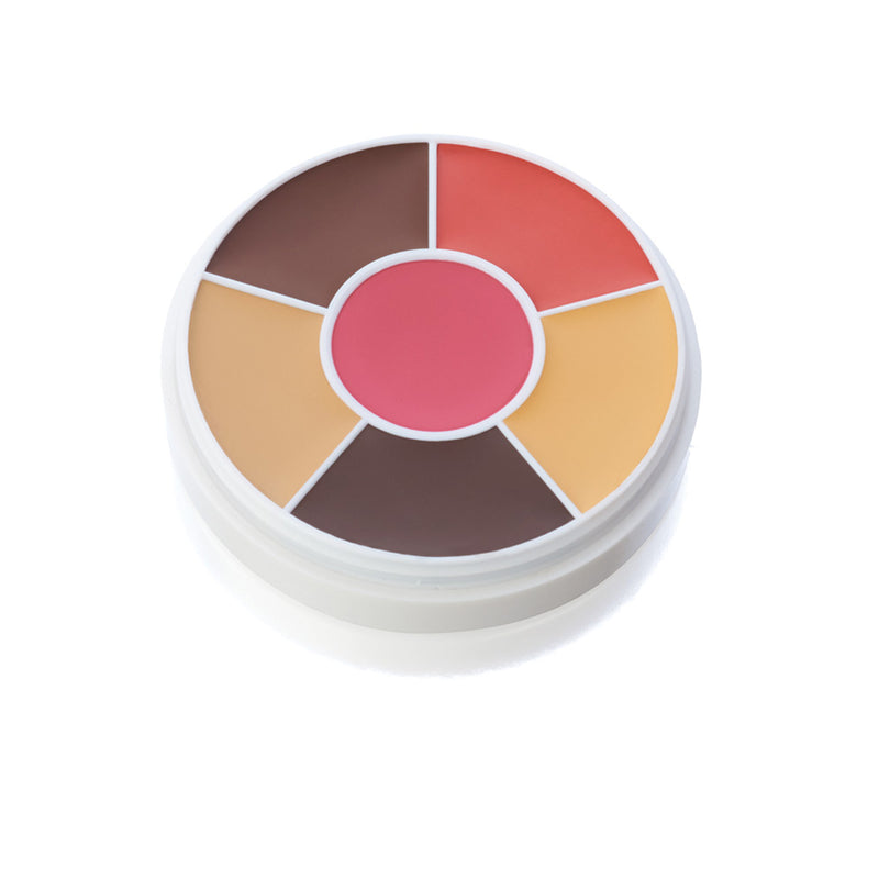 CREME CONTOUR WHEEL - X6 HIGHLIGHT CONTOUR & BLUSH