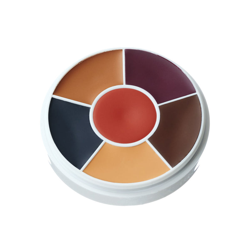 CREME CONTOUR WHEEL - X6 HIGHLIGHT CONTOUR & BLUSH