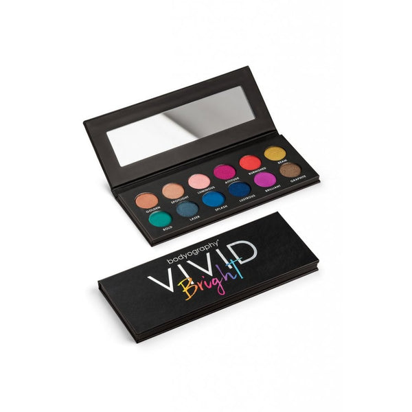 Bodyography Vivid Bright Palette 12 Eyeshadow Colours