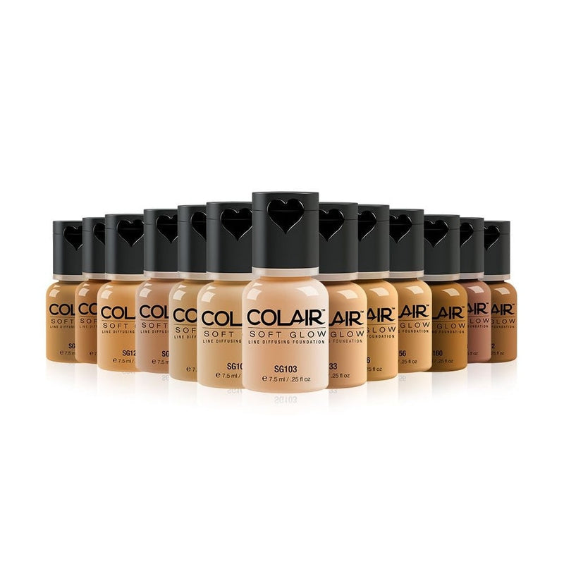 Dinair Colair Soft Glow Line Diffusing Foundation Airbrush Makeup