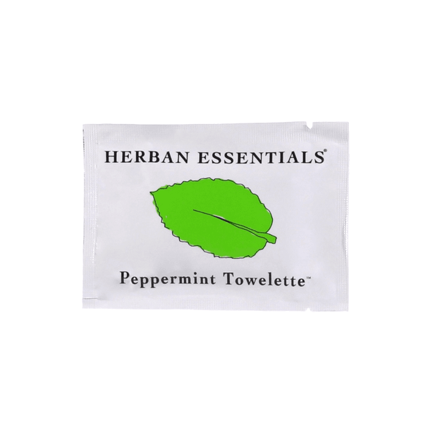 Herban Essentials Essential Oil Towelettes Peppermint X20