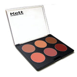Kett Cosmetics Fixx Creme Blush Palette X6 Shades