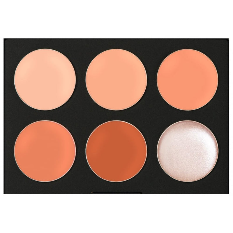 Kett Cosmetics Fixx Creme Corrector Hilight Palette With 6 Refills