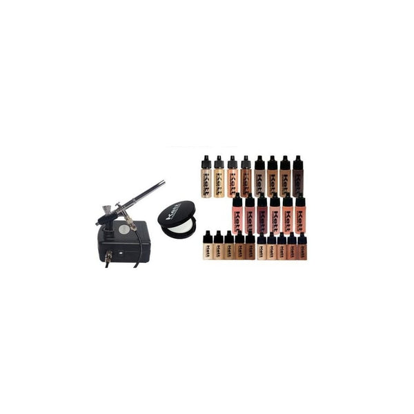 Kett Cosmetics Kett Starter Kit Compressor Airbrush And Makeup