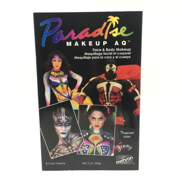 Mehron Paradise Makeup AQ Tropical 8 Colour Face Painting Palette