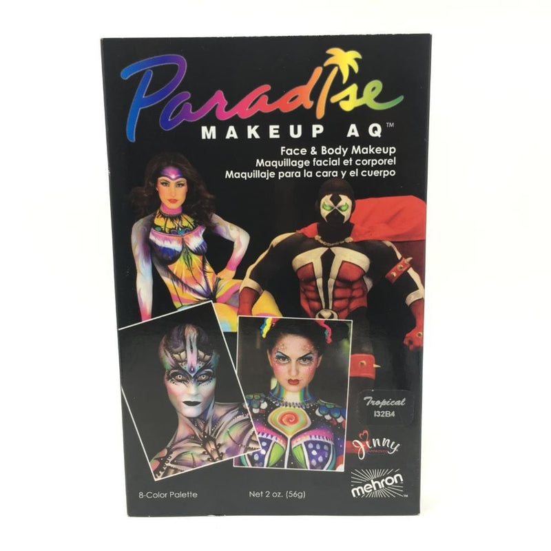Mehron Paradise Makeup AQ Tropical 8 Colour Face Painting Palette