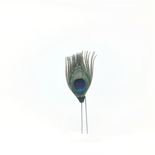 VINTAGE HAIR PIN - PEACOCK FEATHER