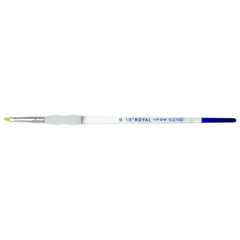 Royal Brush Soft Grip Angular Brush SG160 1-8