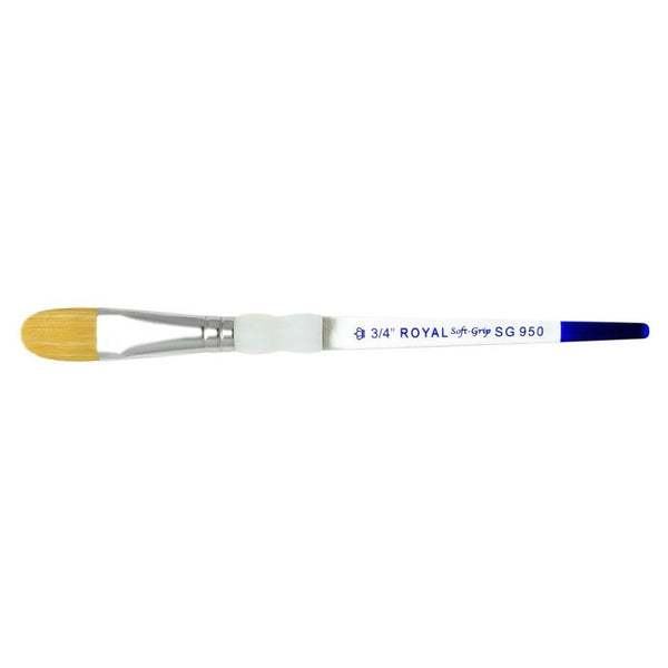 Royal Brush Soft Grip Oval Wash Brush SG950 3-4