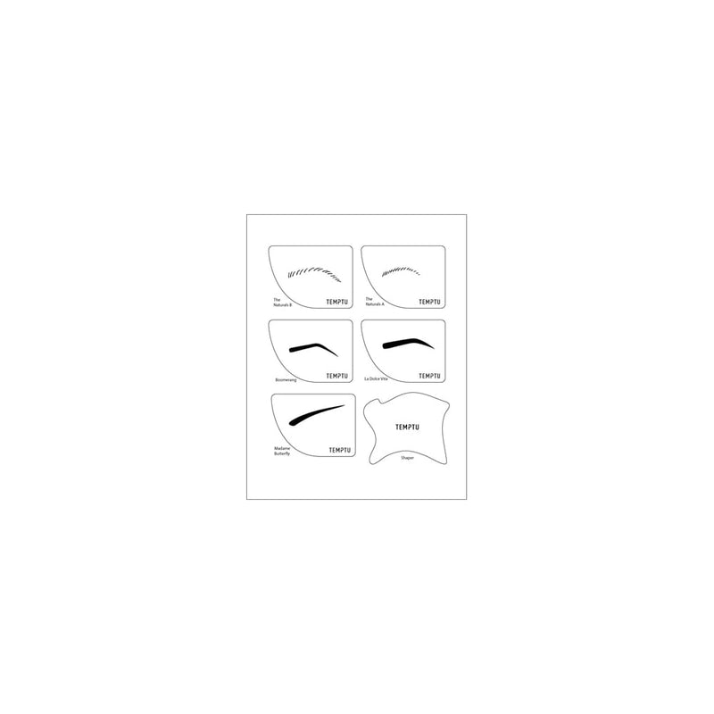 Temptu Pro SB Airbrow Shape Stencils