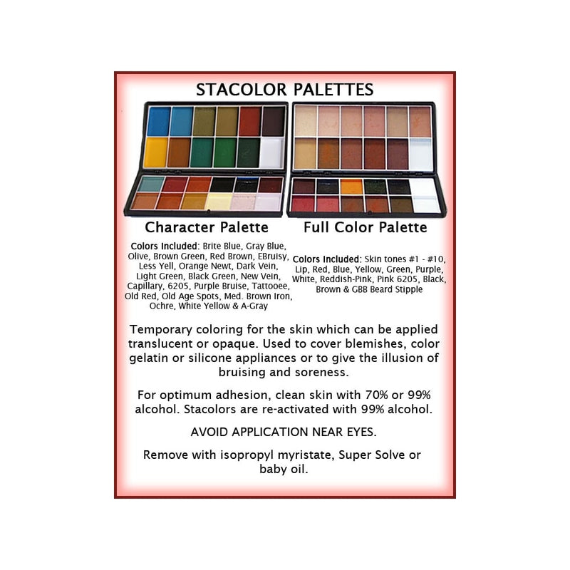 W M Creations Stacolor Palette Character