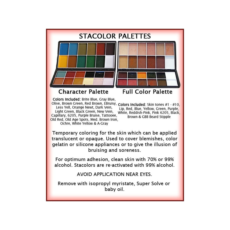 W M Creations Stacolor Palette Character